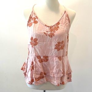 Roxy ruffle tank